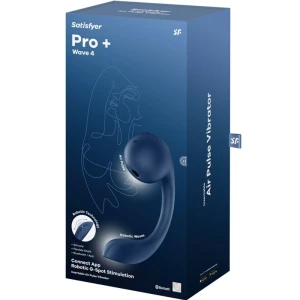 SATISFYER - PRO+ WAVE 4 G-SPOT  AIR PULSE STIMULATOR FREE APP DARK BLUE